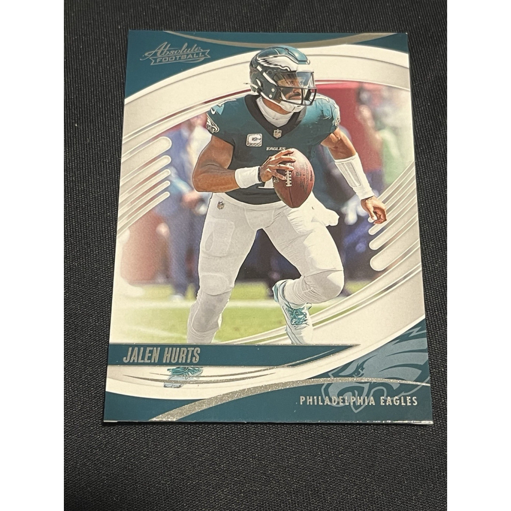 Jalen Hurts Panini Absolute Football Card Philadelphia Eagles